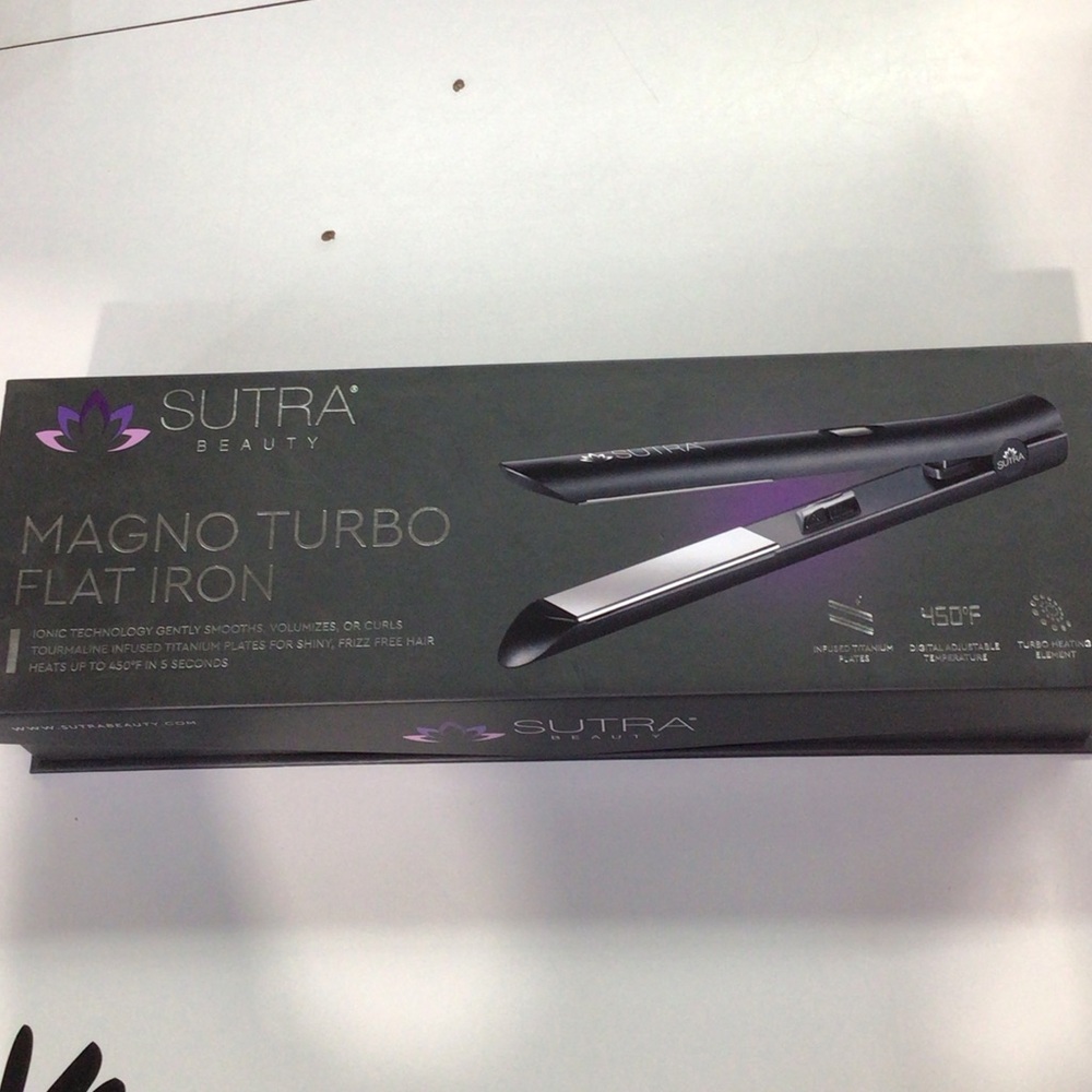 Sutra Beauty Magno Turbo Flat Iron - Black